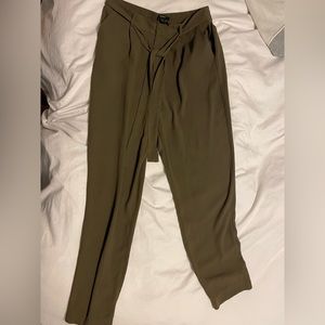 Loose army green women trouser size medium